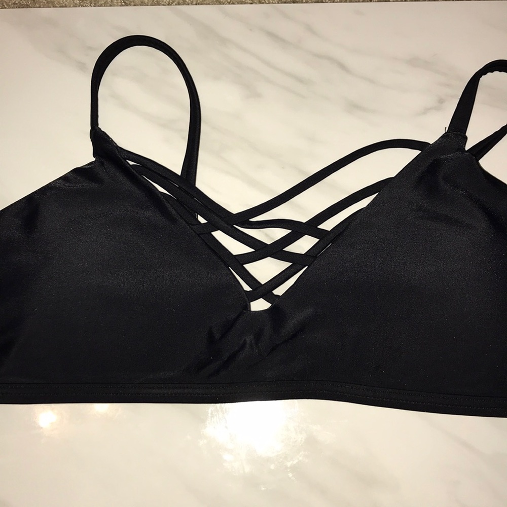 Black Hollister bikini top
